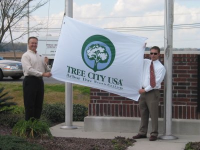 The Tree City U.S.A. flag